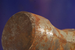 The business end of the banhammer - image by Steve Johnson - CC BY 2.0 close up of rusty hammer