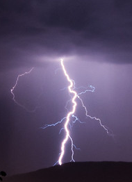 Announcing AMPS 5.3 lightning strike in a dark night
